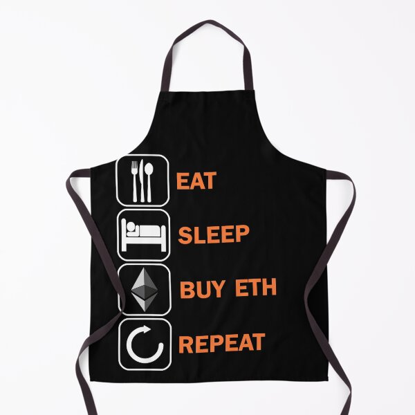 Item preview, Eat Sleep Buy Ethereum ETH Repeat designed and sold by DerNerd.