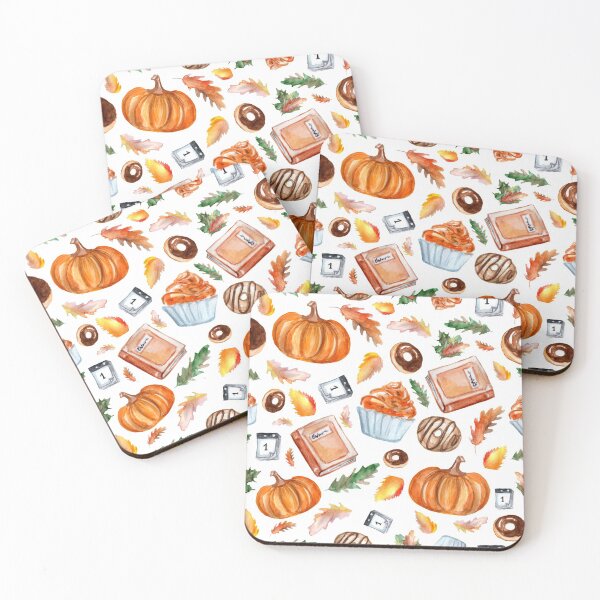 Item preview, Autumn Fall Pumpkin, Cupcake, Donut Holiday Pattern designed and sold by WOW TeesAndThings.