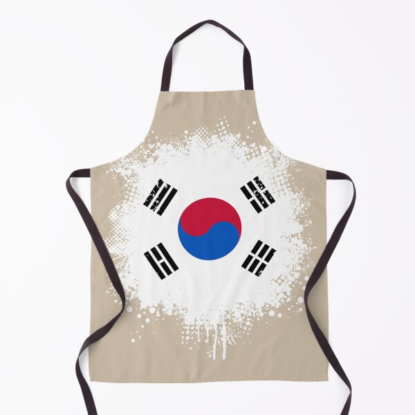 Aperçu de l'œuvre Flag of South Korea - Splat créée et vendue par pixelinga.