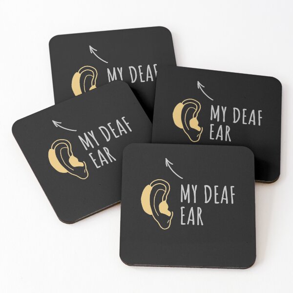 Item preview, Hearing impaired my deaf ear right designed and sold by JokeGysen.