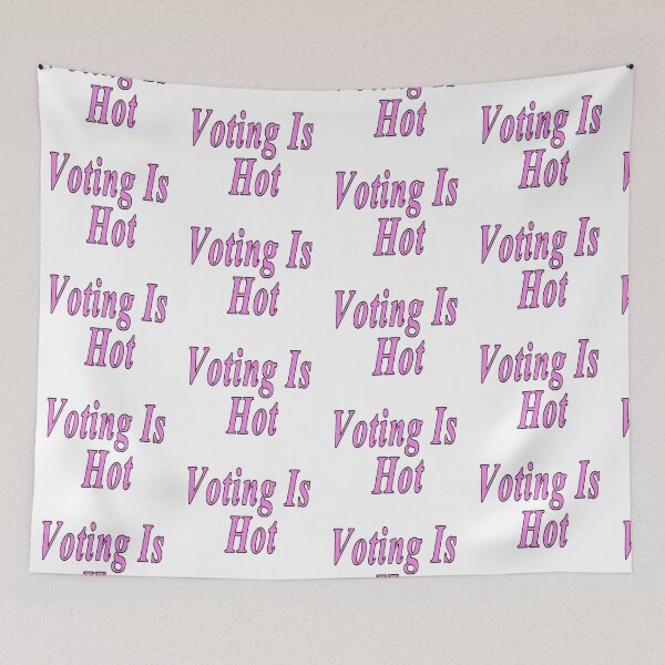 Item preview, voting is hot pink designed and sold by NancyArtDesigns.