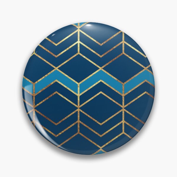 Item preview, Blue and Gold Arrows Pattern designed and sold by MA DESIGNS.