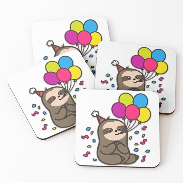 Item preview, Birthday sloth designed and sold by Roisin678.