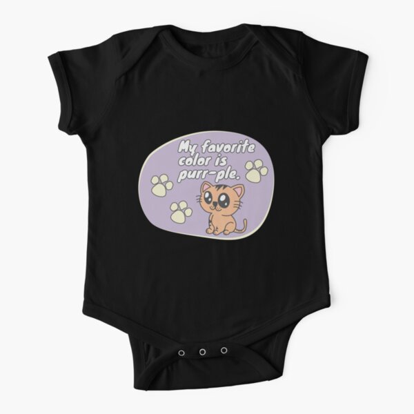 Favorite color Short Sleeve Baby One-Piece