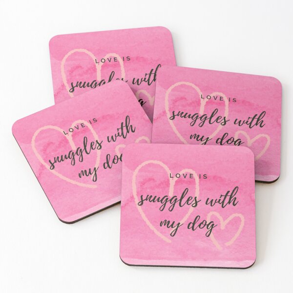 Item preview, Love is ... snuggles with my dog.  designed and sold by JellyBeenzz.