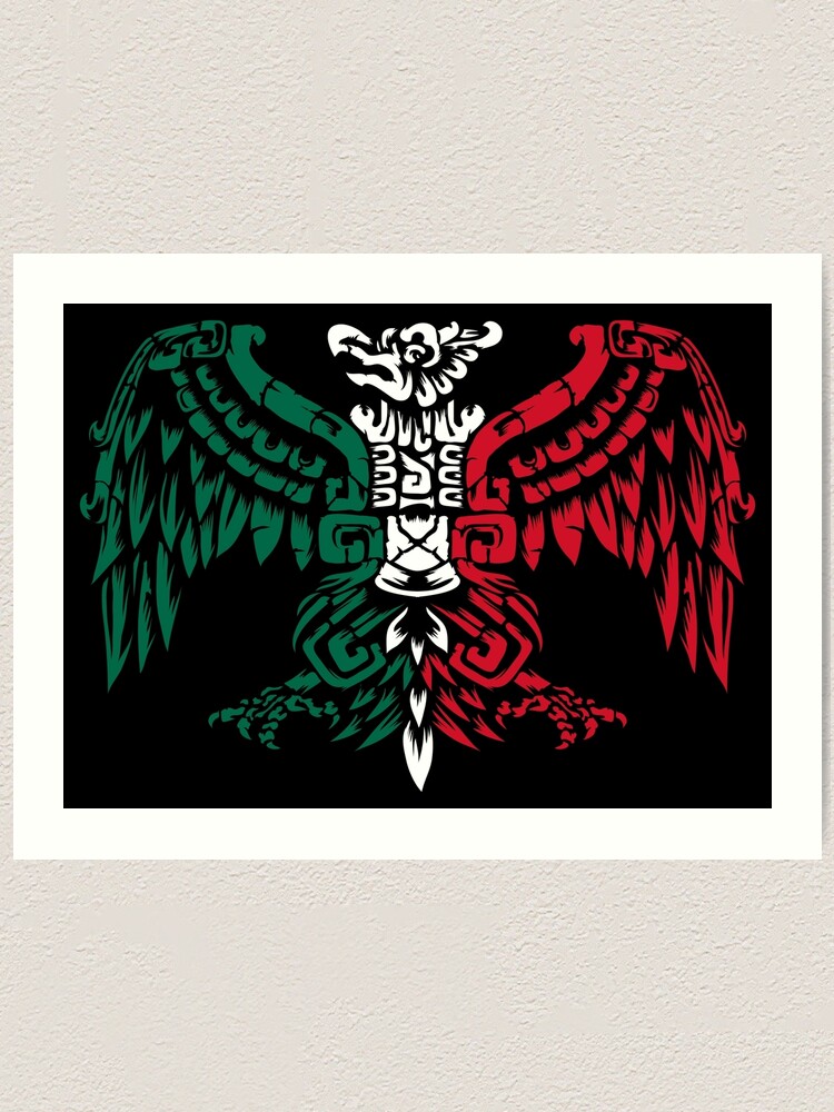 Lámina artística «Guerrero Águila Azteca - Caballero Águila Azteca - Raíces  Mexicanas» de anziehend | Redbubble