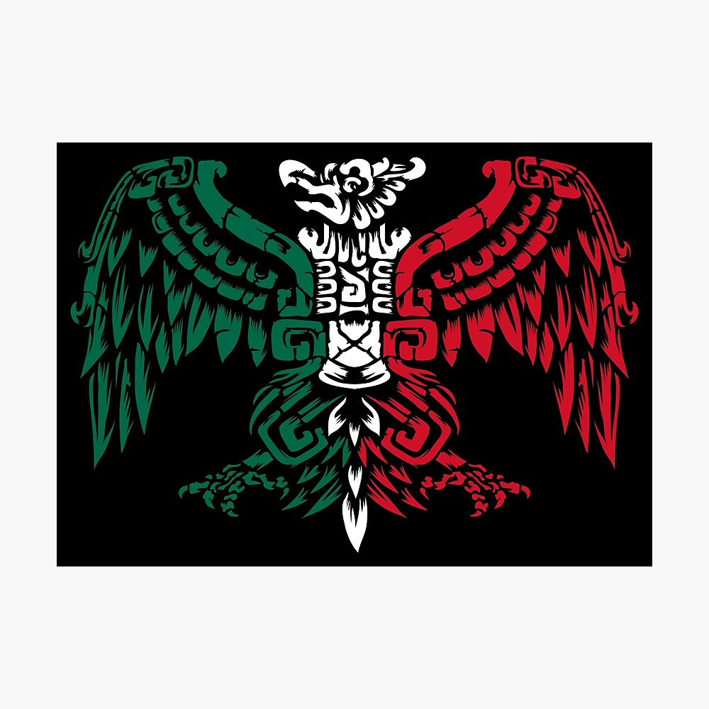 Póster «Guerrero Águila Azteca - Caballero Águila Azteca - Raíces  Mexicanas» de anziehend | Redbubble