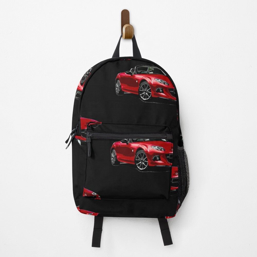 Designer Mazda Miata MX-5 Red - Owners Gifts  Backpack for Sale by  martjfaulkner