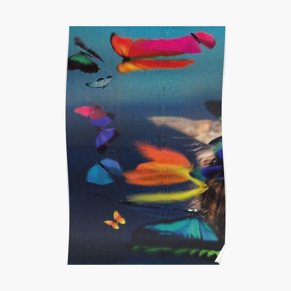 vintage butterflies Poster