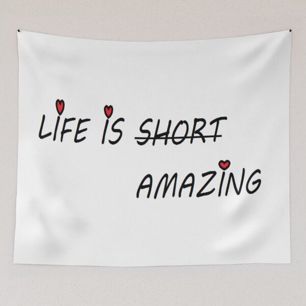Item preview, life is amazing  designed and sold by khaanju.