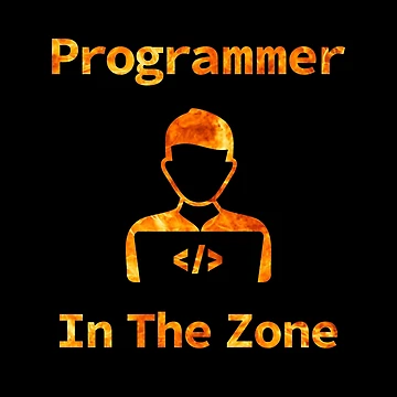 Artwork thumbnail, Programmer In The Zone, Programmer At Work, Source Code, Software Engineer, Computer Science, Web, WWW, Programming Humor, HTML by Max-Wear