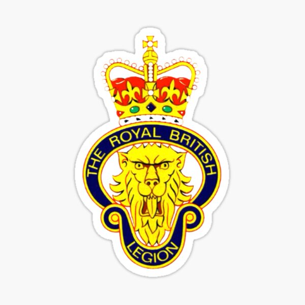 Royal British Legion Sticker By Karmaarc Redbubble