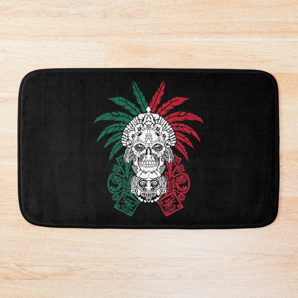 Item preview, Aztec Warrior Skull - Mexican Ancestors - Mexico Roots designed and sold by anziehend.