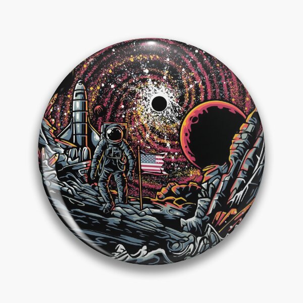 Item preview, The first astronaut on the moon designed and sold by TheGanzIM.