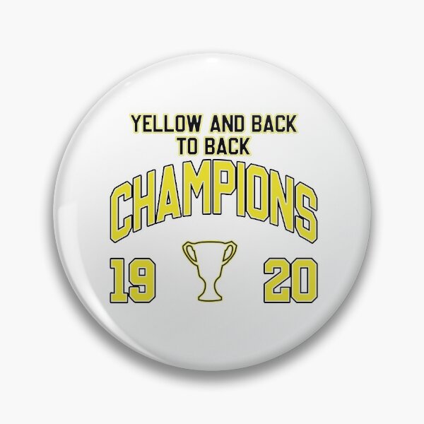 Item preview, Yellow and Back to back Champions designed and sold by PuntRoadCustoms.