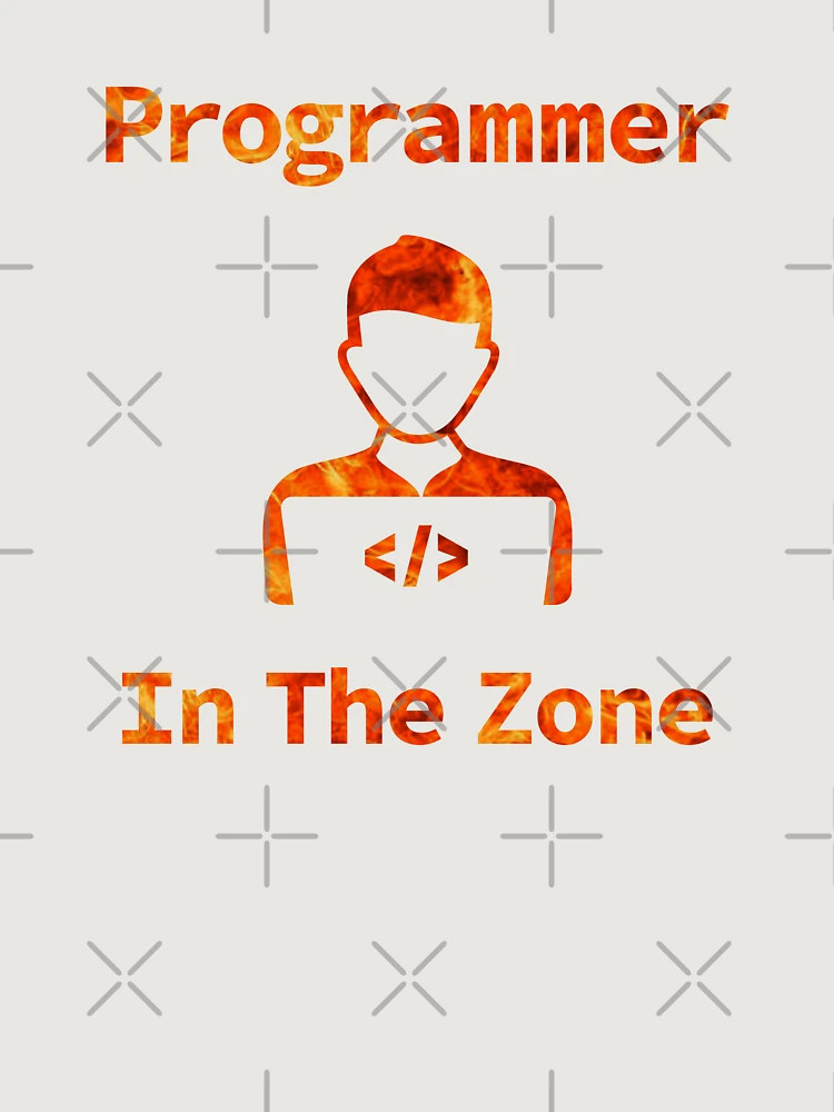 Thumbnail 6 of 6, Premium Oversized Hoodie, Programmer In The Zone, Programmer At Work, Source Code, Software Engineer, Computer Science, Web, WWW, Programming Humor, HTML, Light Background designed and sold by Max-Wear.