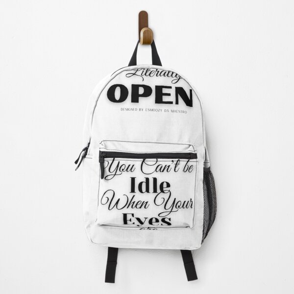 Item preview, YOU CAN'T BE IDLE WHEN YOUR EYES ARE LITERALLY OPEN designed and sold by EsmoozyDMaestro.