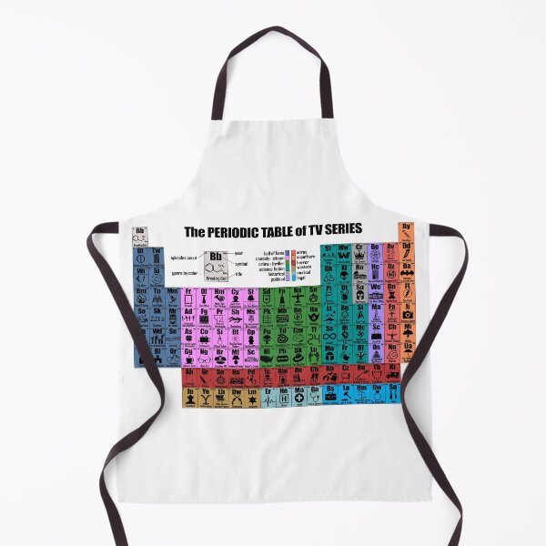 Item preview, The periodic table of tv series and show for bingewatchers only designed and sold by cinemadnesshirt.