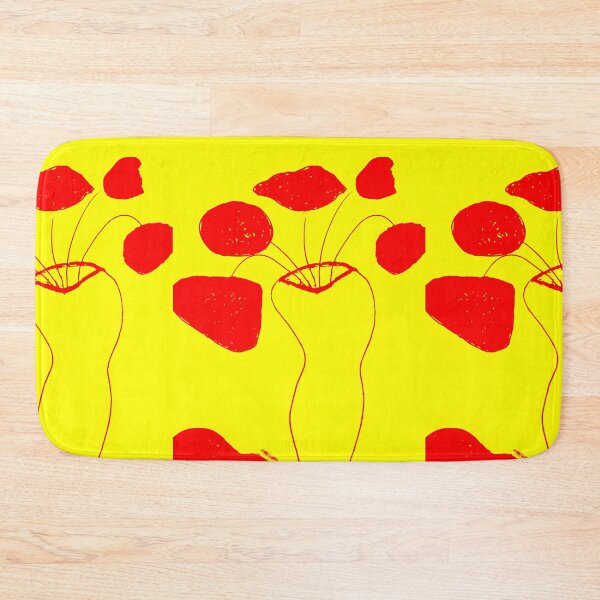 Item preview, Surreal flowers in a glasss, yellow and red designed and sold by StephanieCAD.