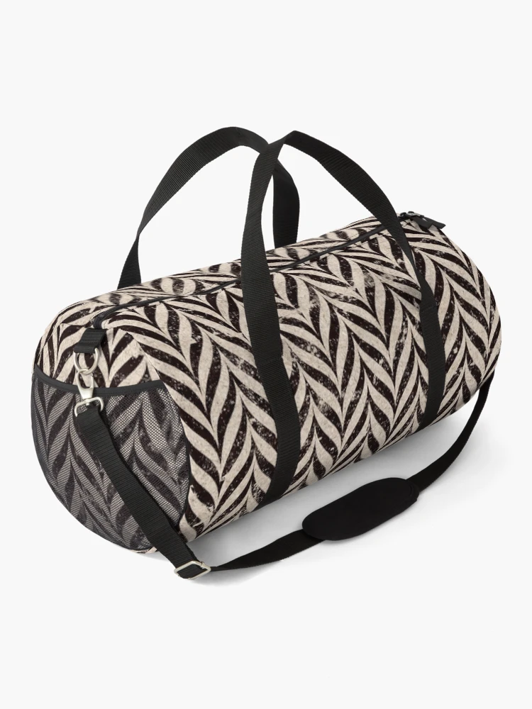 Thumbnail 2 of 3, Duffle Bag, Vintage Racing Stripes Pattern designed and sold by PatternSquare.