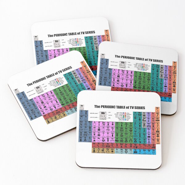 Item preview, The periodic table of tv series and show for bingewatchers only designed and sold by cinemadnesshirt.