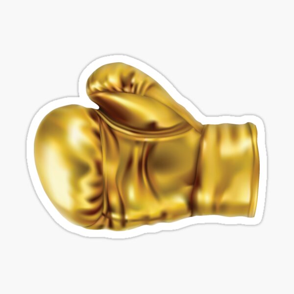 Gold Gloves Stickers Redbubble - golden steampunk gloves roblox