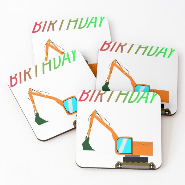 Item preview, Tshirt birthday boy excavator tshirt designed and sold by GOOD-TIME.