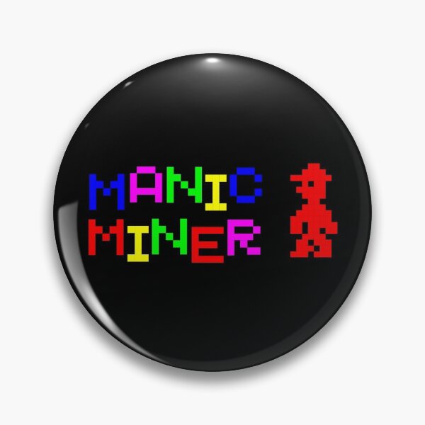Item preview, Manic Miner Logo designed and sold by RetroTrader.