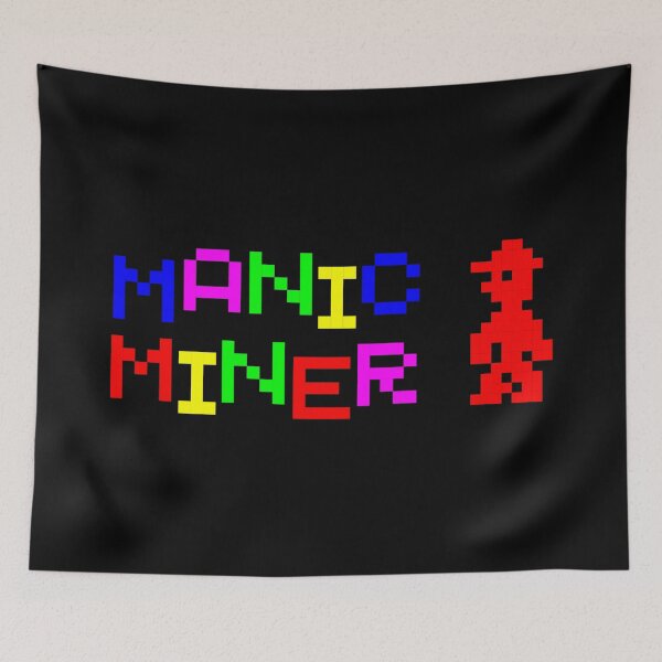 Item preview, Manic Miner Logo designed and sold by RetroTrader.