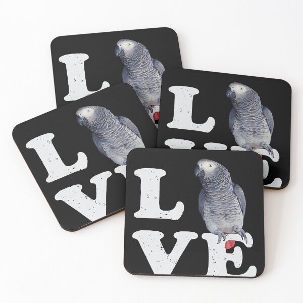 Item preview, I Love My African Grey Parrot T-Shirt  Bird Lovers Gift designed and sold by EliseJenkins.