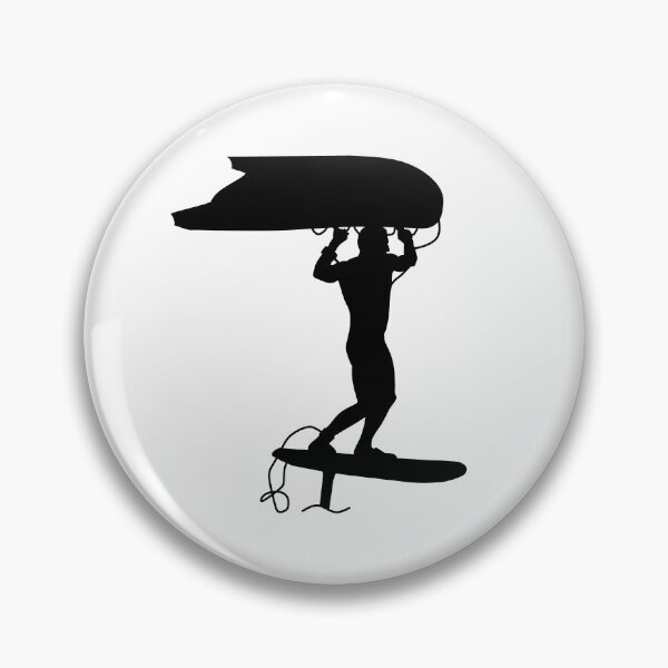 Item preview, Surfer wing surfing with a foil wing designed and sold by der-berliner.