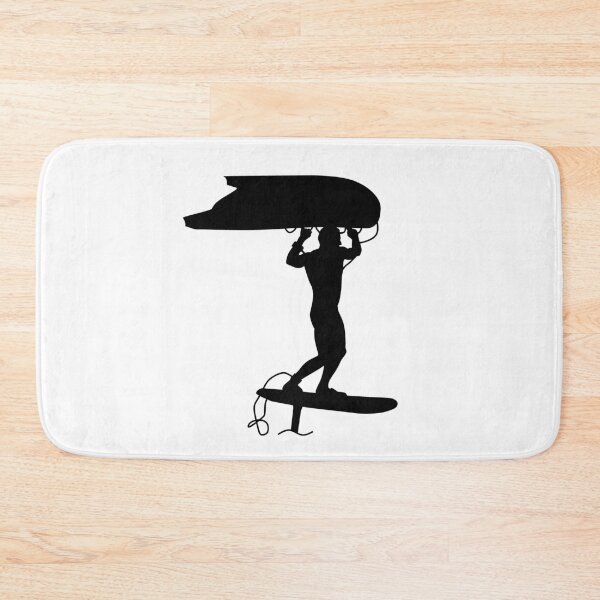 Item preview, Surfer wing surfing with a foil wing designed and sold by der-berliner.