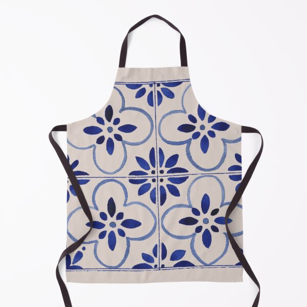 Item preview, Blue and white tiles cool porcelain pattern designed and sold by frenchstylehome.