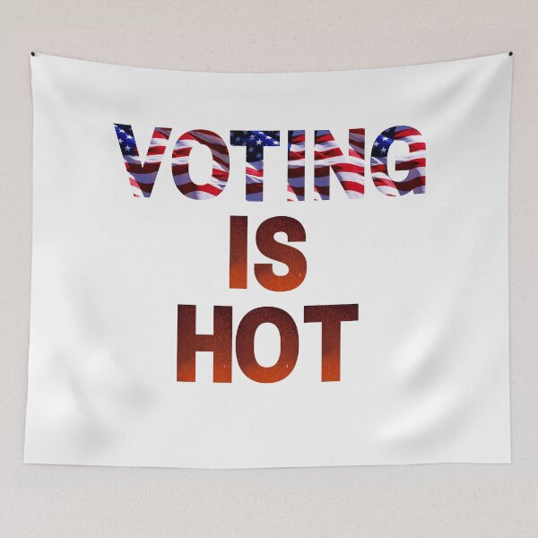 Item preview, Voting Is Hot 2020 designed and sold by AutumnVibeShop.