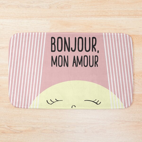 Item preview, Bonjour Mon Amour Pink #babygirl #nursery #childrensroom #baby #babyshower #illustration #gift designed and sold by Kirovair.