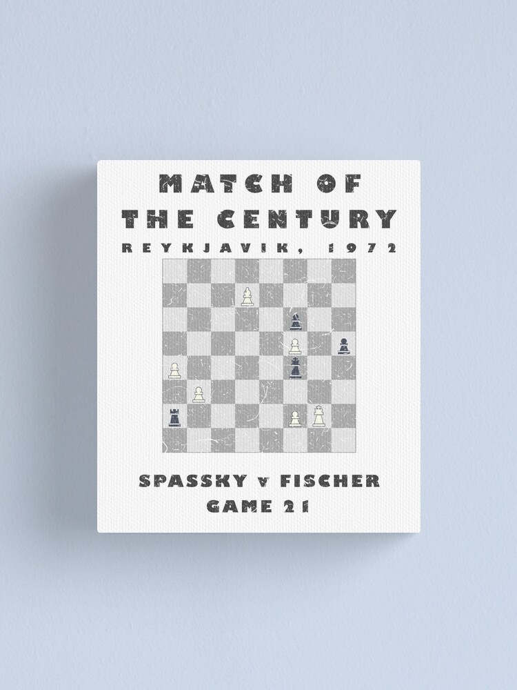 Chess 'Match of the Century' - Fischer v Spassky 1972 Poster for Sale by  fourthreethree