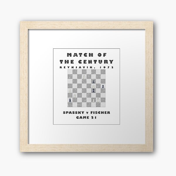 Chess 'Match of the Century' - Fischer v Spassky 1972 Poster for Sale by  fourthreethree
