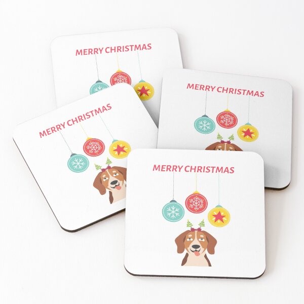 Item preview, Beagle Merry Christmas designed and sold by joabaj.