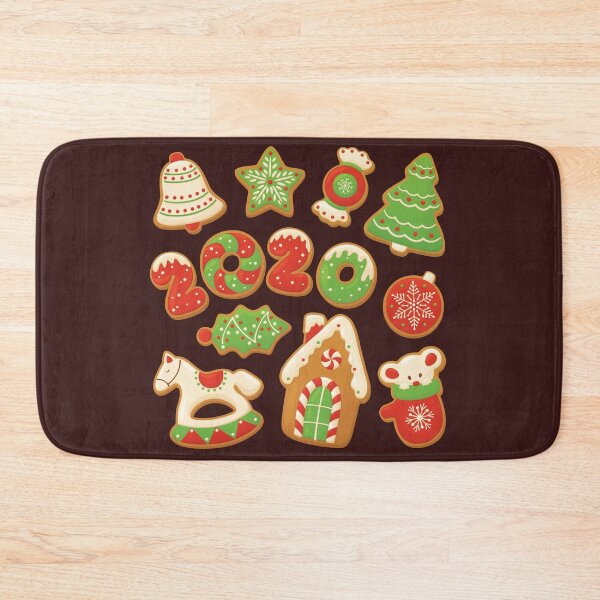 Item preview, Assorted Christmas Icing Decorated Sugar Cookies -Bell, Star, Tree, Candy, Rocking Horse, Bauble, House, Mouse designed and sold by Alicia Chee.