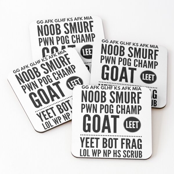 Item preview, Gaming slang! Show you're a real gamer! designed and sold by Worranarin.