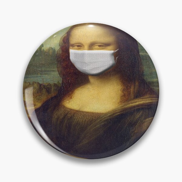 Item preview, Mona Lisa Funny Face Mask Humor designed and sold by thekyngsqueen.