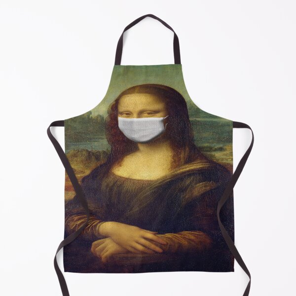 Item preview, Mona Lisa Funny Face Mask Humor designed and sold by thekyngsqueen.
