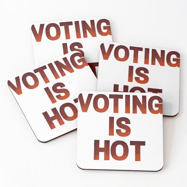 Item preview, Voting Is Hot designed and sold by AutumnVibeShop.