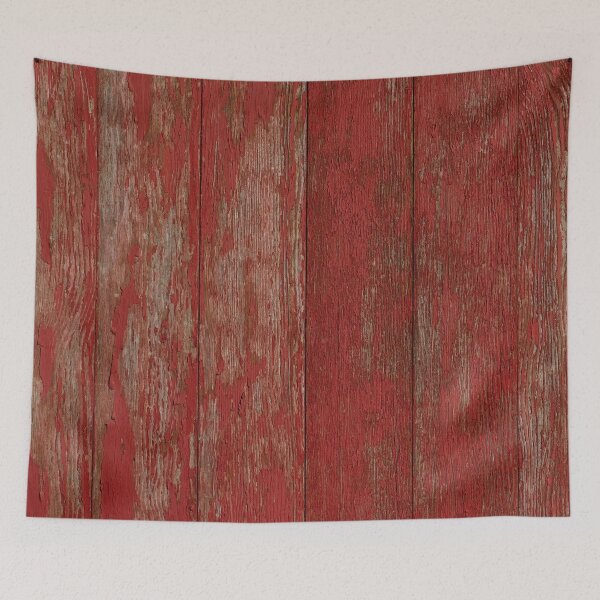 Item preview, Rustic Western Country Distressed Woodgrain Red Barnwood designed and sold by IamTrending.