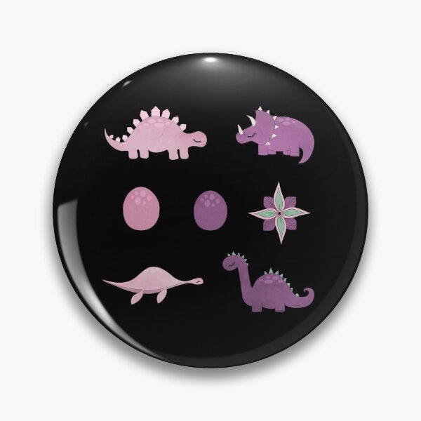 Item preview, Cute Purple Dinos  designed and sold by labatchino10.