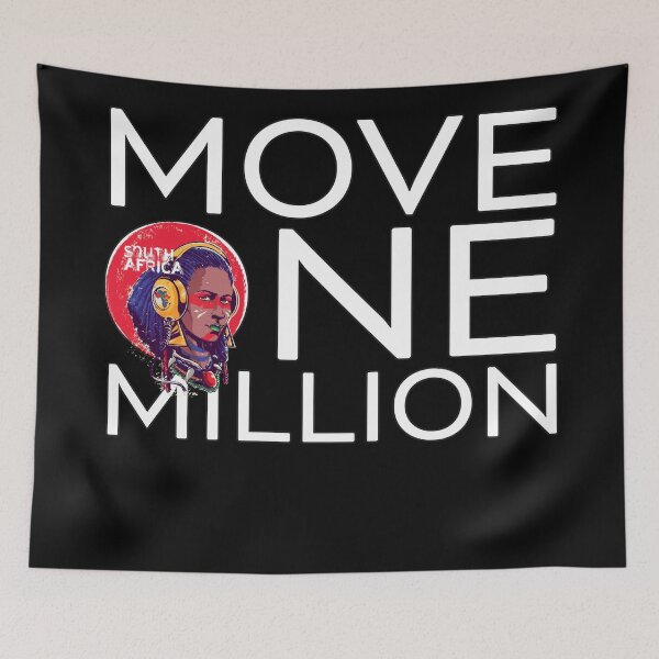 Item preview, Move One Million South Africa Girl designed and sold by arendbotha.