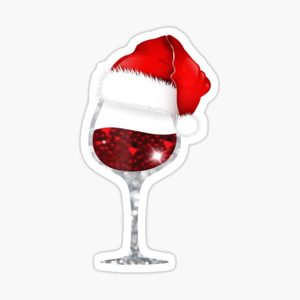  72 Pieces Christmas Wine Glass Stickers Christmas Wine