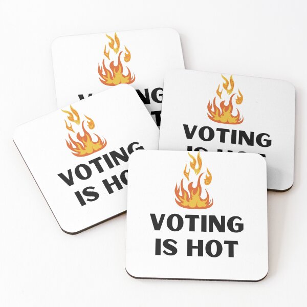Item preview, Voting Is Hot Biden Trump designed and sold by AutumnVibeShop.
