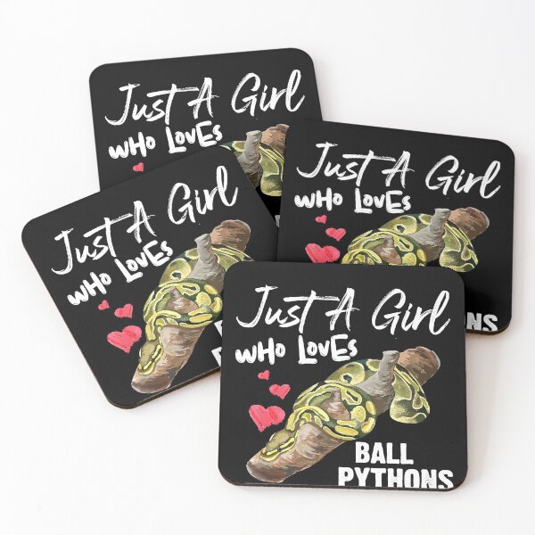 Item preview, Just A Girl Who Loves Ball Pythons - Snake Python Pet Lover T-Shirt designed and sold by EliseJenkins.