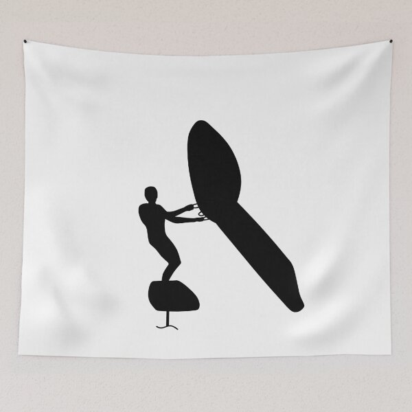 Item preview, Wing surfer doing wingfoiling with foil wing designed and sold by der-berliner.